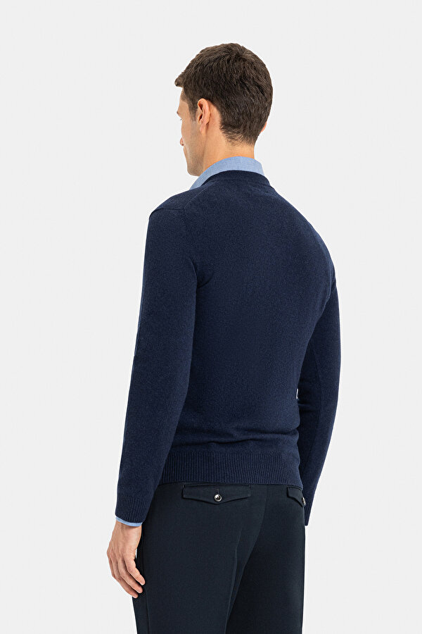INDIGO V NECK TRICOT 2