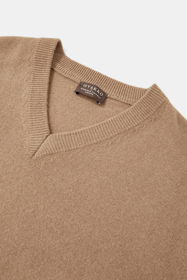 EMERALD GREEN V NECK TRICOT 6