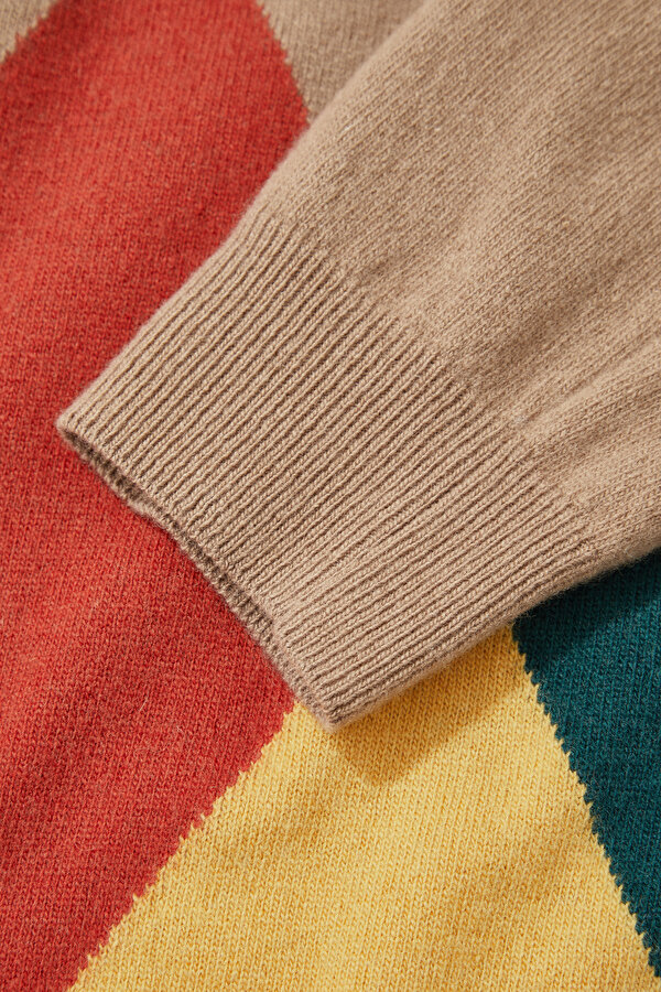 EMERALD GREEN V NECK TRICOT 7