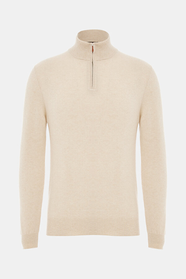 ECRU 1/2 TURTLENECK TRICOT