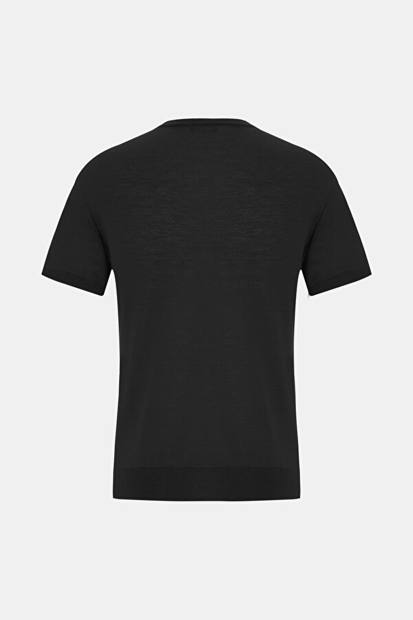 BLACK BASIC / ROUND NECKLINE TRICOT 2