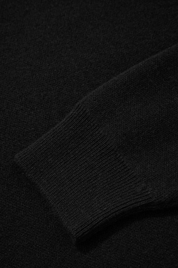 BLACK BASIC / ROUND NECKLINE TRICOT 7