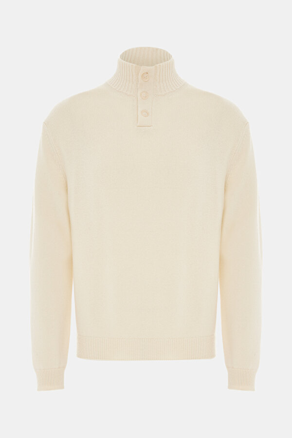 ECRU 1/2 TURTLENECK TRICOT