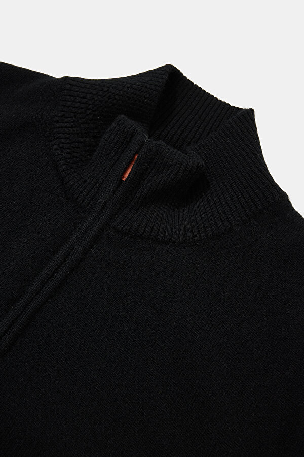 BLACK 1/2 TURTLENECK TRICOT 7