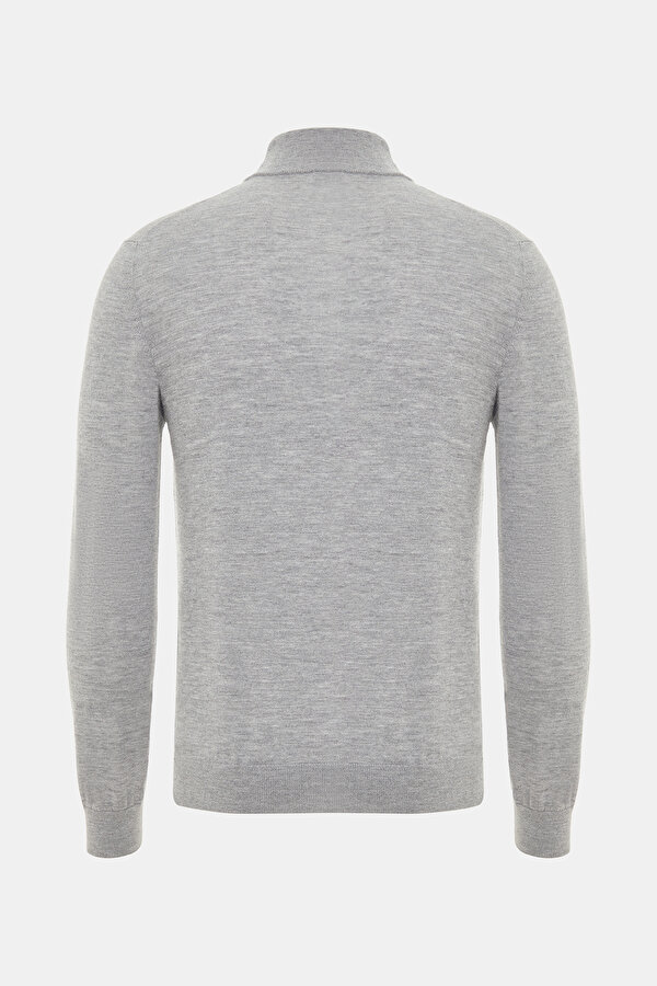 GRAY MELANGE 1/2 TURTLENECK TRICOT 6