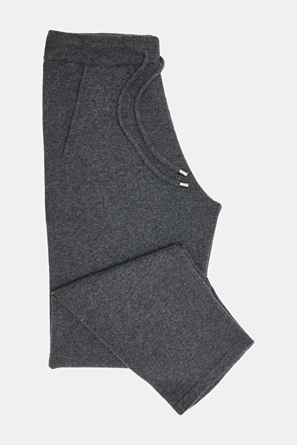 ANTHRACITE MELANGE SPORTS TROUSERS