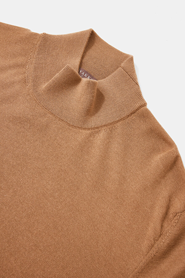 CAMEL 1/2 TURTLENECK TRICOT 7