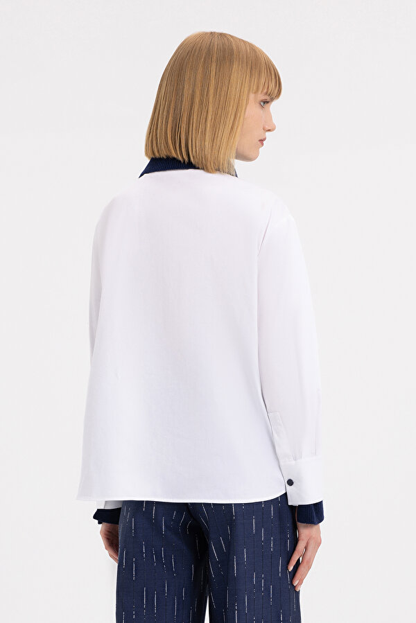 NAVY BLUE LONG SLEEVE SHIRT 2