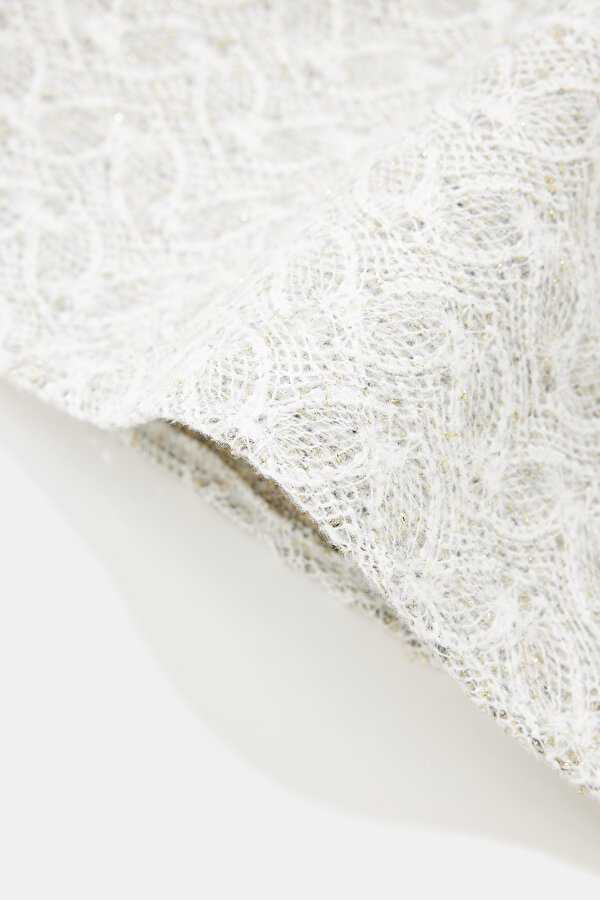 ECRU DESIGN FILLED SKIRT 7
