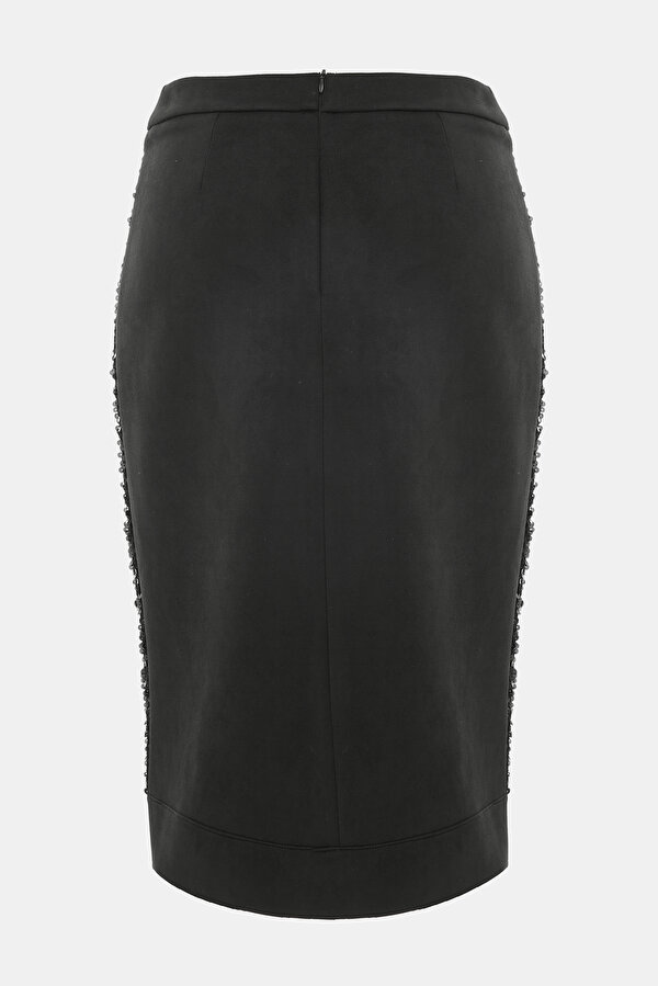 BLACK SEQUINED SKIRT 6