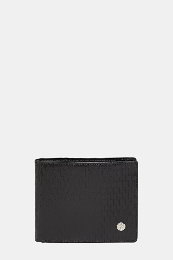 BLACK LEATHER WALLET