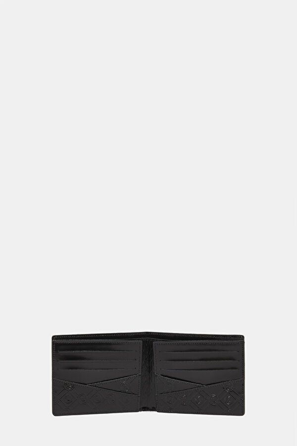 BLACK LEATHER WALLET 6