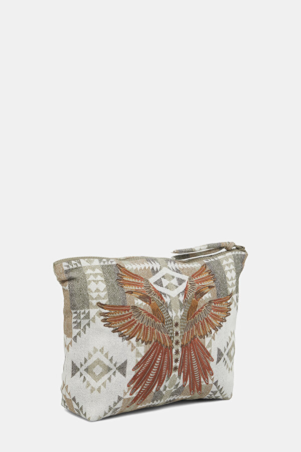 ECRU GEOMETRIC DESIGN BAG 2