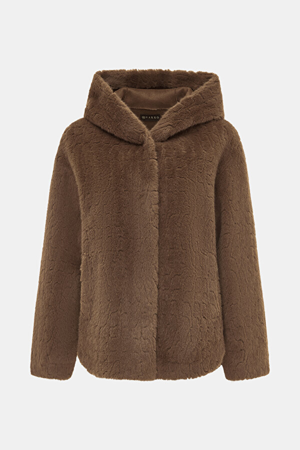 BROWN ECO FUR 6