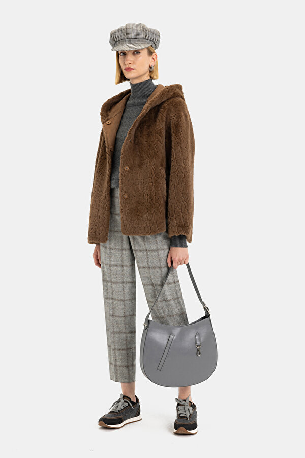 BROWN ECO FUR