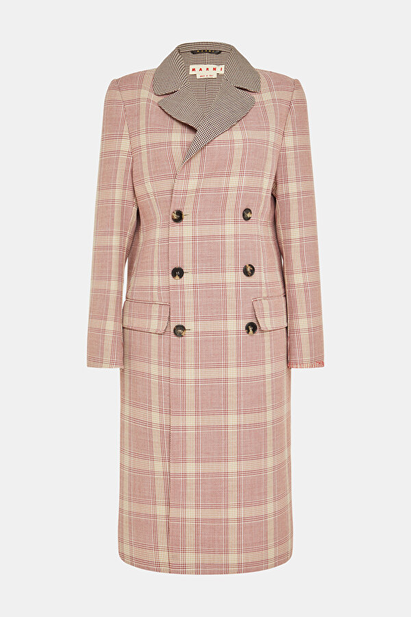 MULTICOLOR WOOL REEFER JACKET