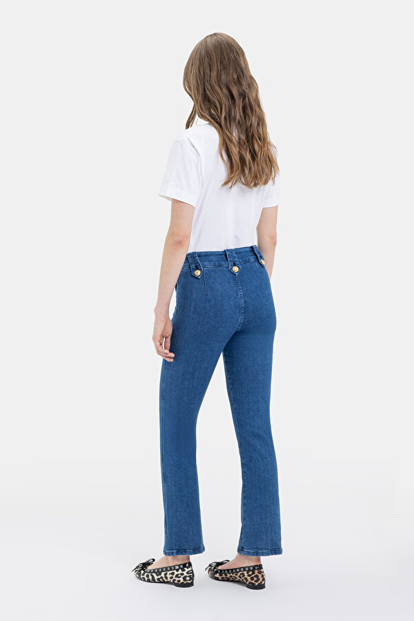 LONG FLARE JEAN PANTS 6