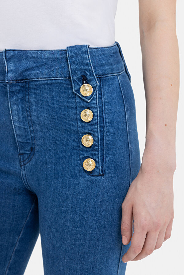 LONG FLARE JEAN PANTS 7