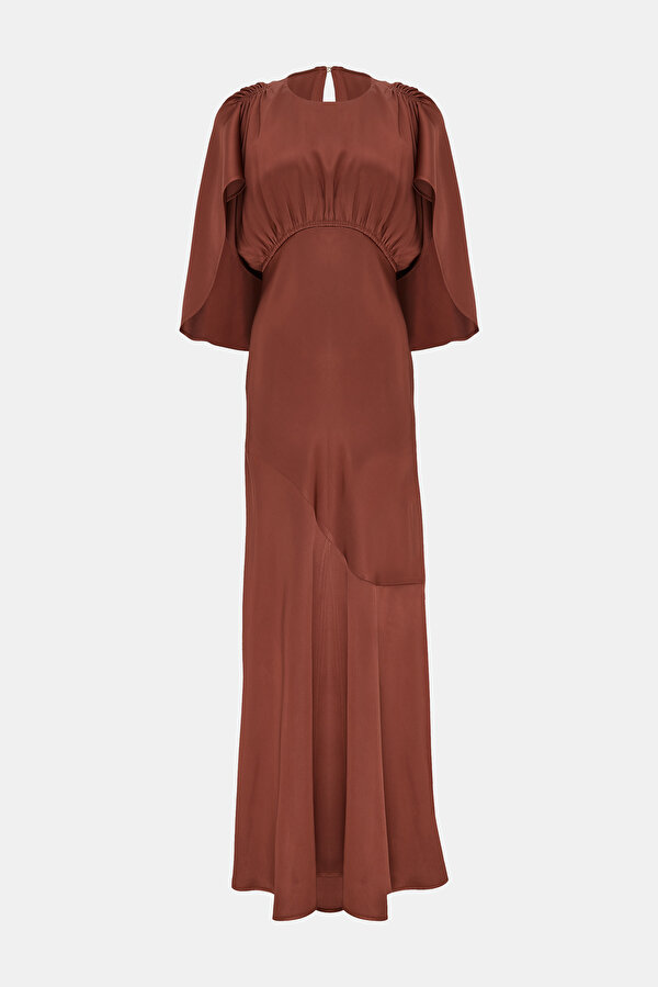 RED BROWN DRESS