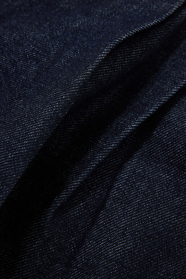 NAVY BLUE WIDE LEG TROUSERS 6