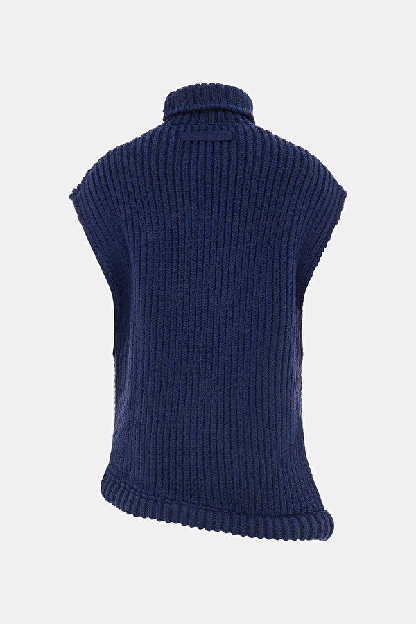 NAVY BLUE WOOL JERSEY 2