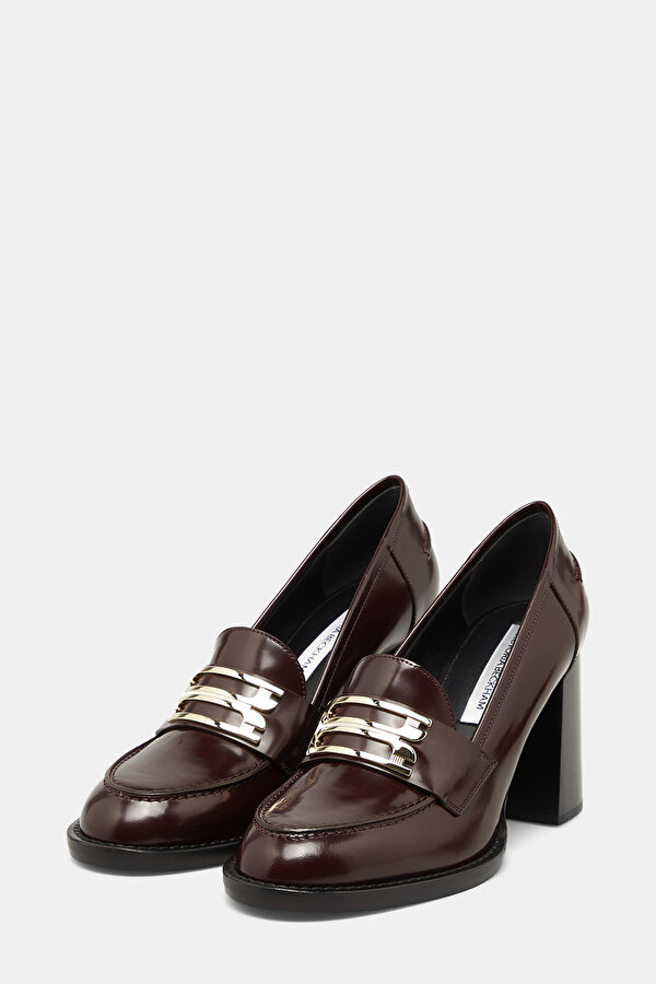 MAROON LEATHER SHOES 2