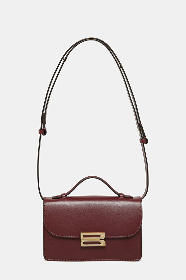 MAROON LEATHER BAG 2