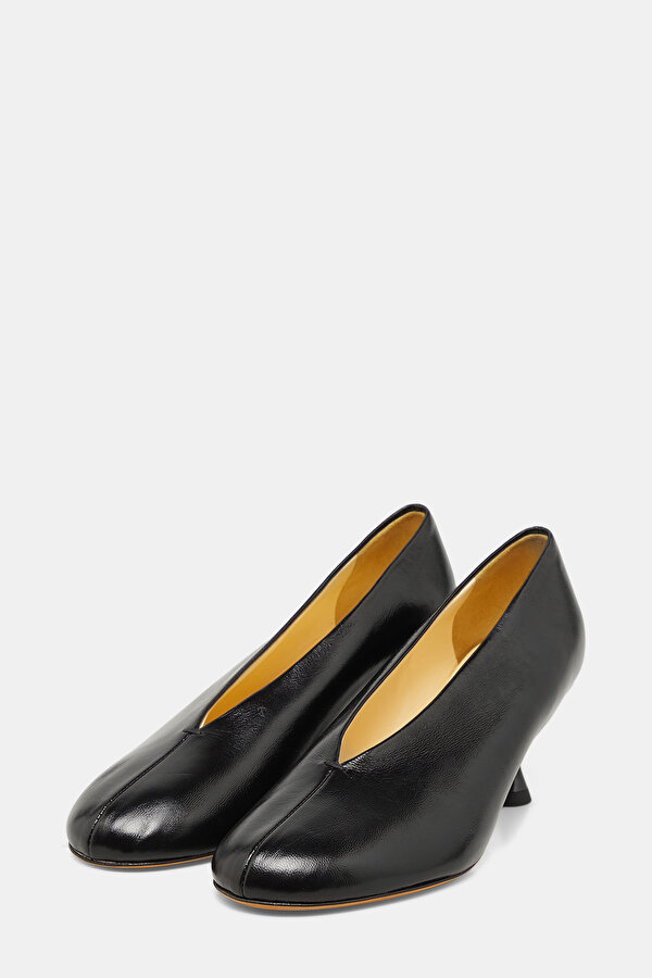 BLACK LEATHER SHOES 2