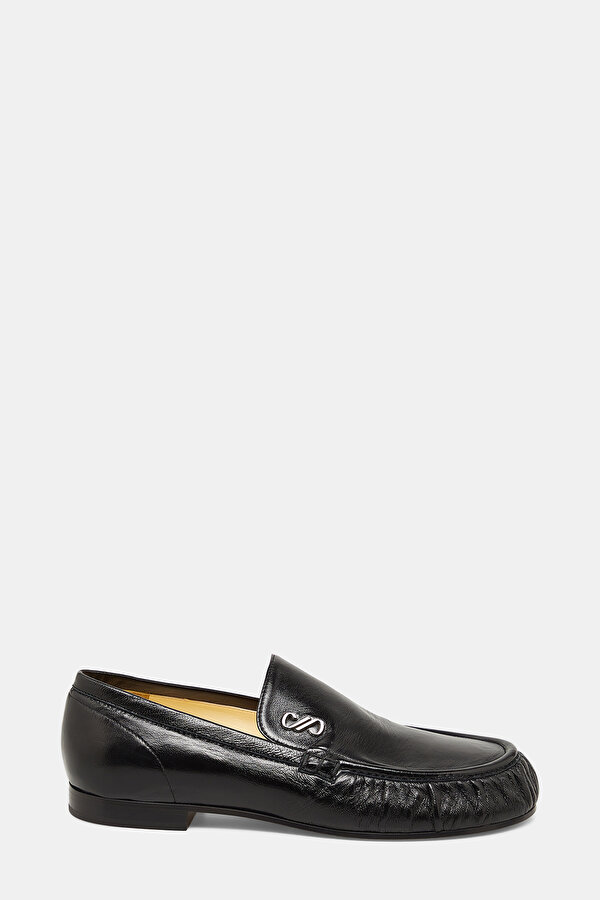 BLACK LEATHER SHOES
