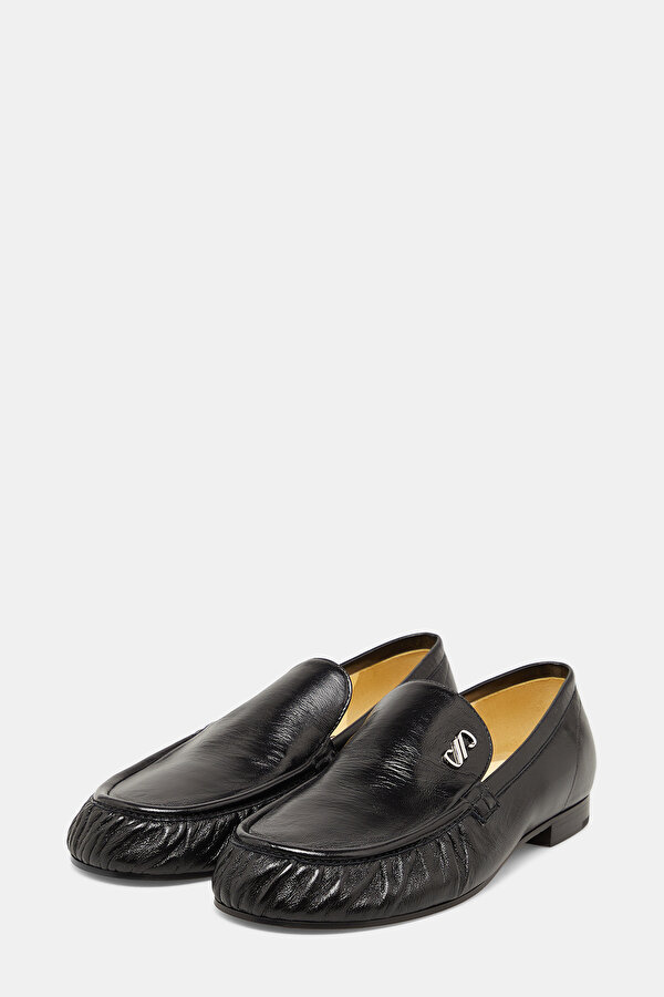 BLACK LEATHER SHOES 2