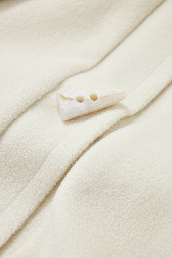 CREAM WOOL REEFER JACKET 6