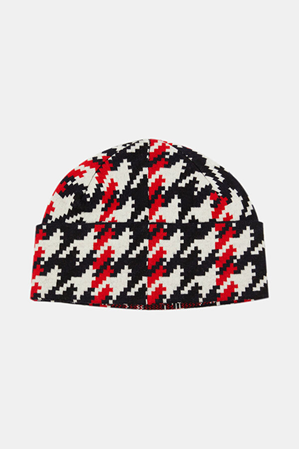 MULTICOLOR DESIGN FILLED BERET 2