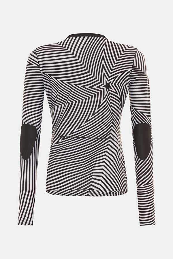 WHİTE DESIGN FILLED BLOUSE 2