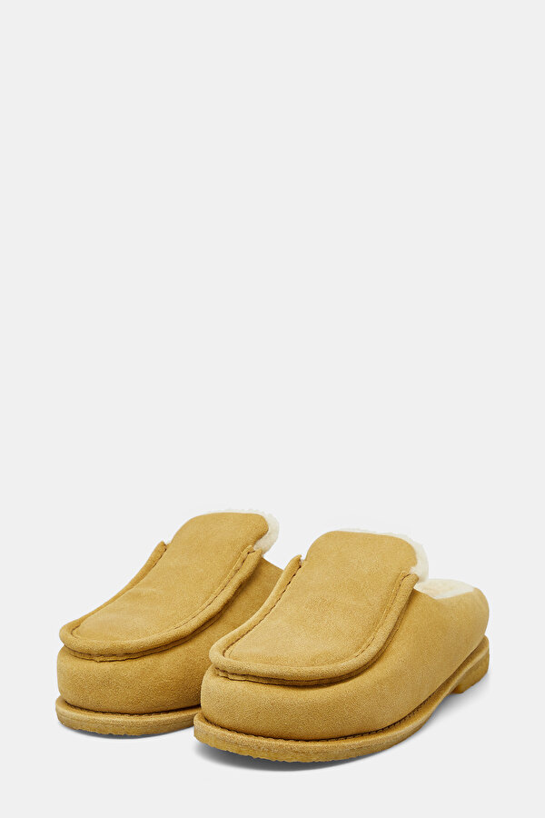 BEİGE SUEDE SLİPPER 2