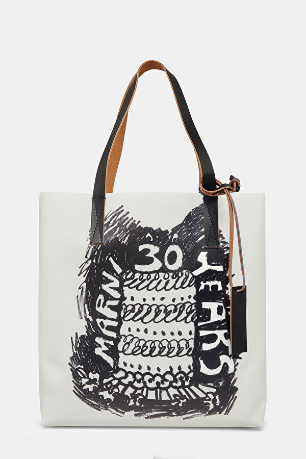 BLACK DESIGN FILLED BAG
