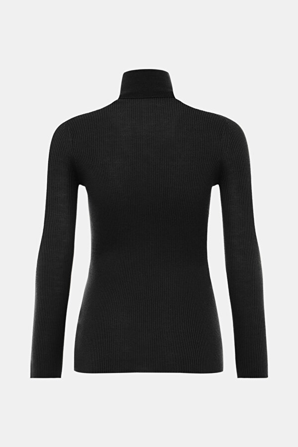 BLACK WOOL JERSEY 2