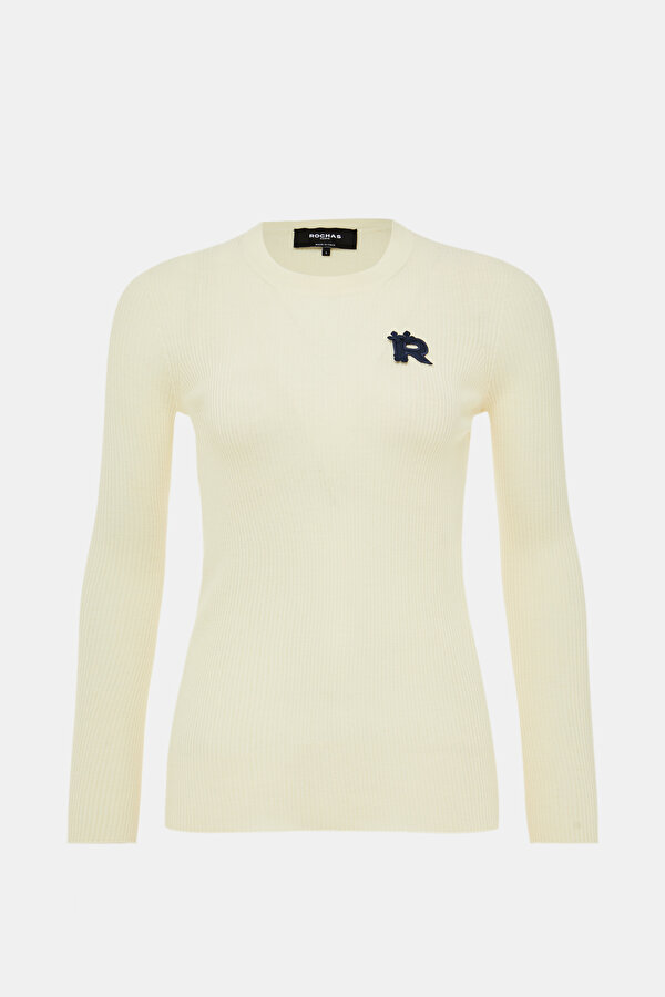 ECRU WOOL JERSEY