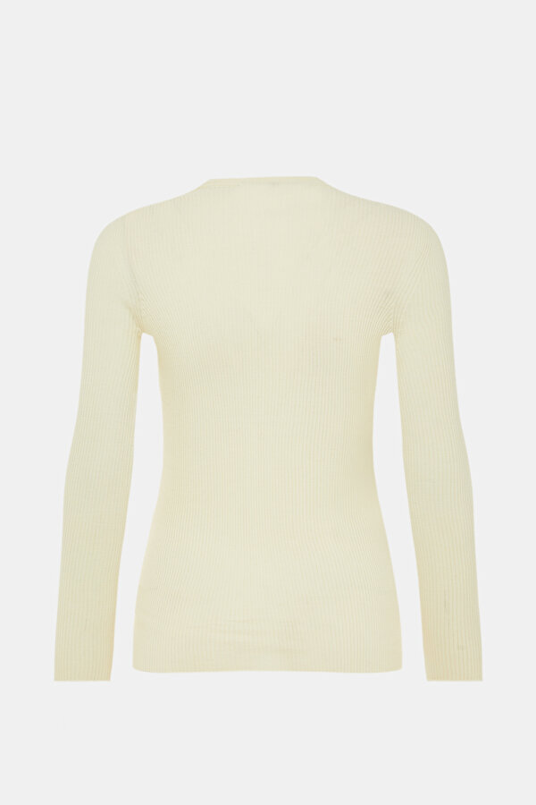 ECRU WOOL JERSEY 2