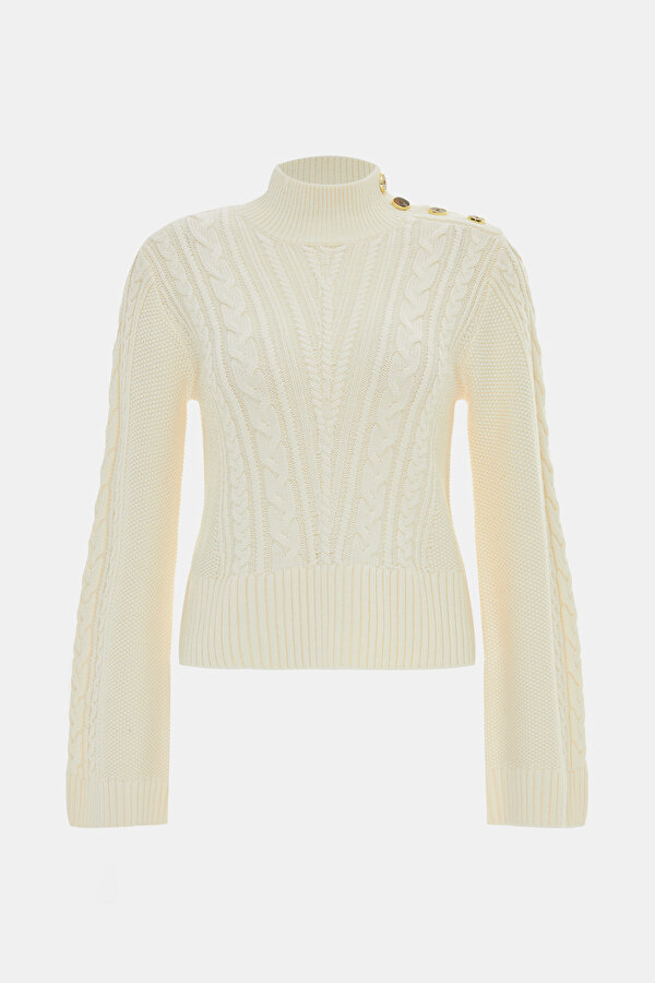 CREAM WOOL JERSEY