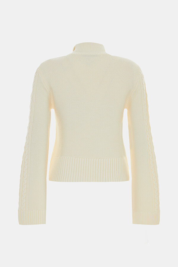CREAM WOOL JERSEY 2
