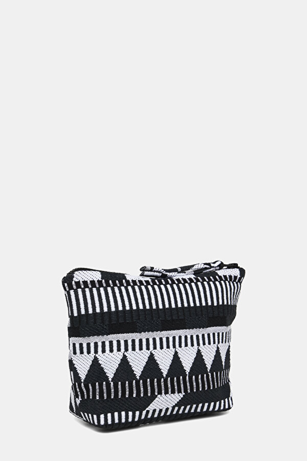 WHITE GEOMETRIC DESIGN BAG 2