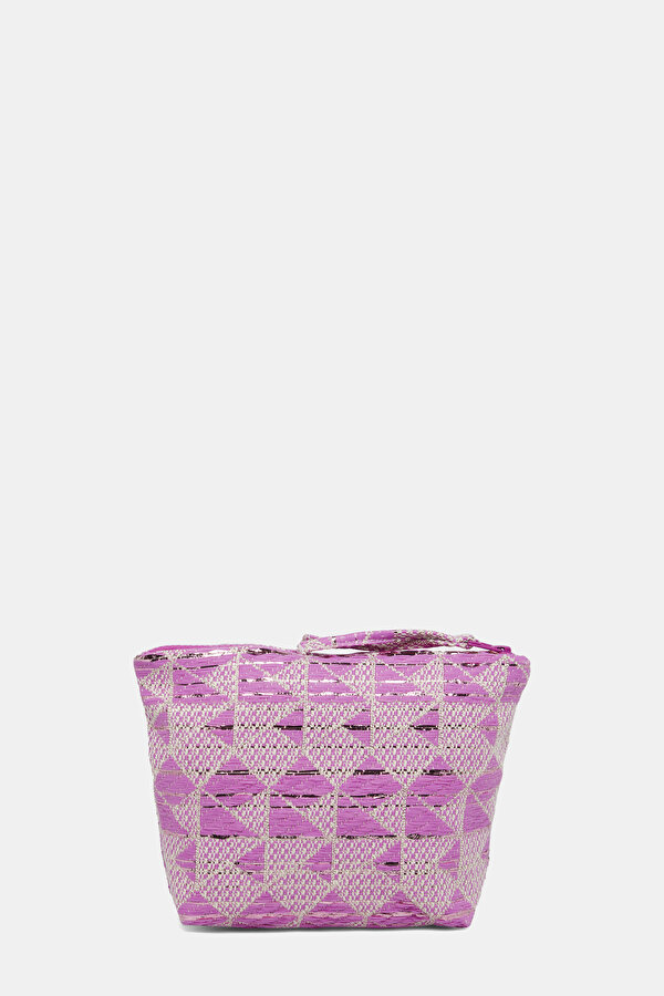 PINK GEOMETRIC DESIGN BAG