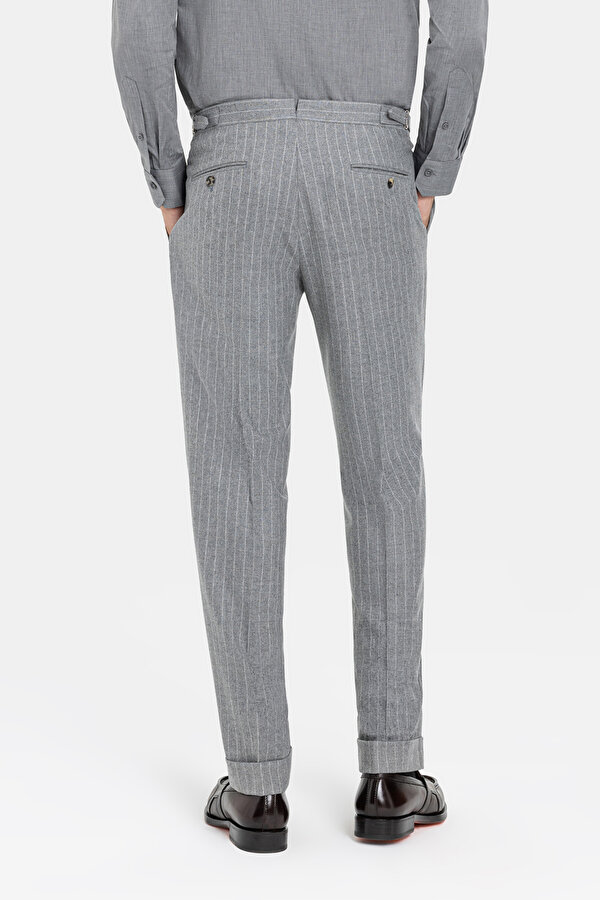 GRAY MELANGE WOOL SUIT 6