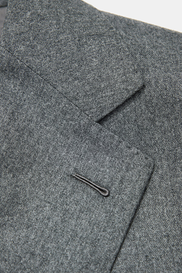 GRAY MELANGE WOOL SUIT 11