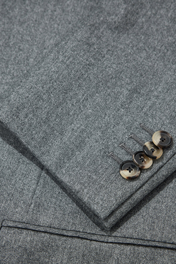 GRAY MELANGE WOOL SUIT 12