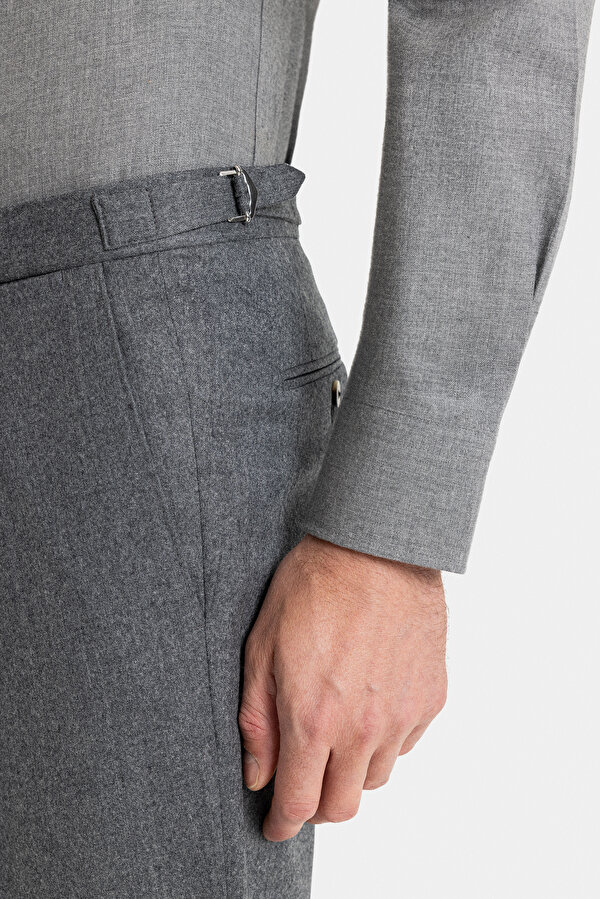 GRAY MELANGE WOOL SUIT 6