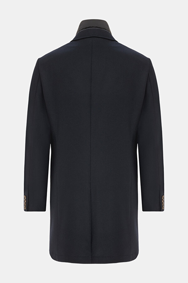 NAVY BLUE WOOL TOPCOAT 2
