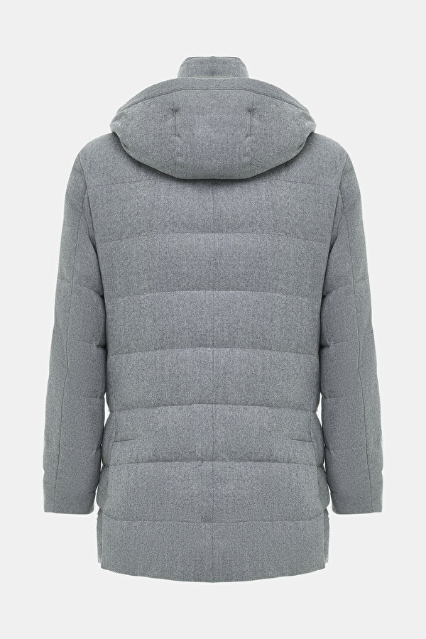 GRİ MELANJ YÜN MONT 6
