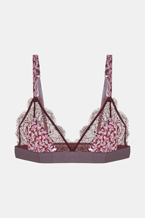 MAROON BRA