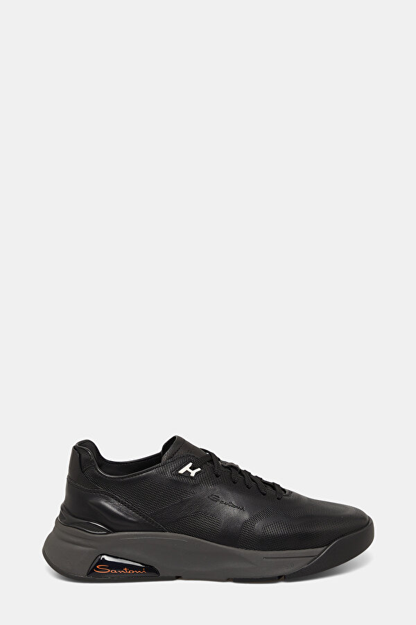 BLACK LEATHER SHOES